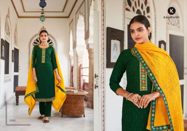 Kalarang Jasmine Parampara silk Designer Dress Material